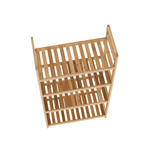 Casa si Gradina - Mobilier - Biblioteci si rafturi - Rafturi - Raft cu 4 polite, bambus natural, FIORE TIP 2 - Infinity.ro