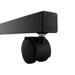 Casa si Gradina - Mobilier - Mese si birouri - Birouri - Reglabil birou PC cu roti, negru, WESTA - Infinity.ro