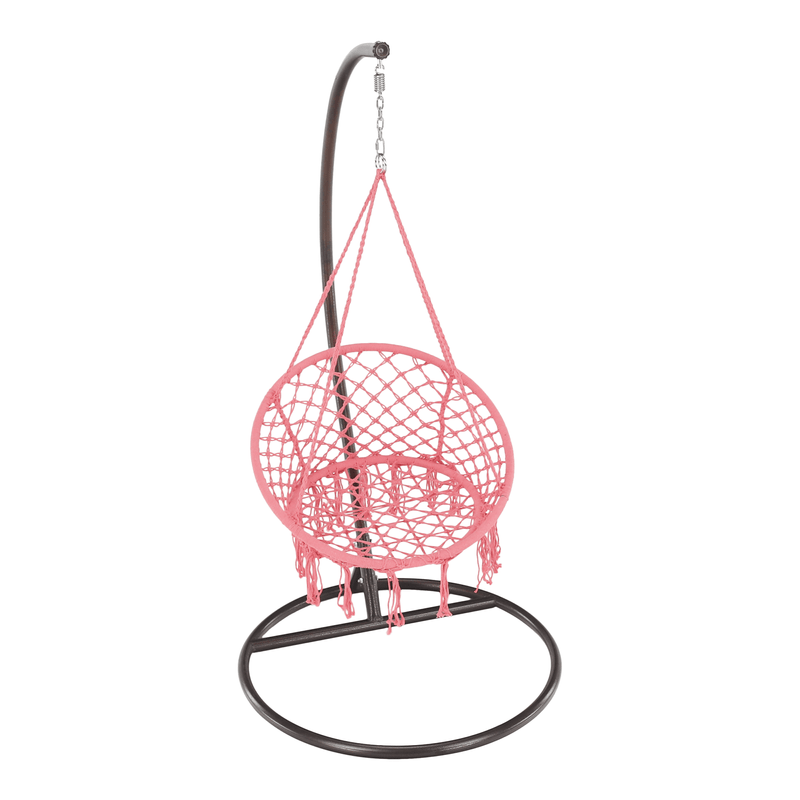 Casa si Gradina - Gradina si terasa - Mobilier exterior - Scaune si sezlonguri gradina - Scaun suspendabil, roz, AMADO 2 NEW - Infinity.ro