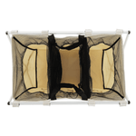 Casa si Gradina - Sanitare - Suporturi si accesorii baie - Accesorii baie - Cos de rufe din panza, gri-bej, LAUNDRY NEW TYP 3 - Infinity.ro