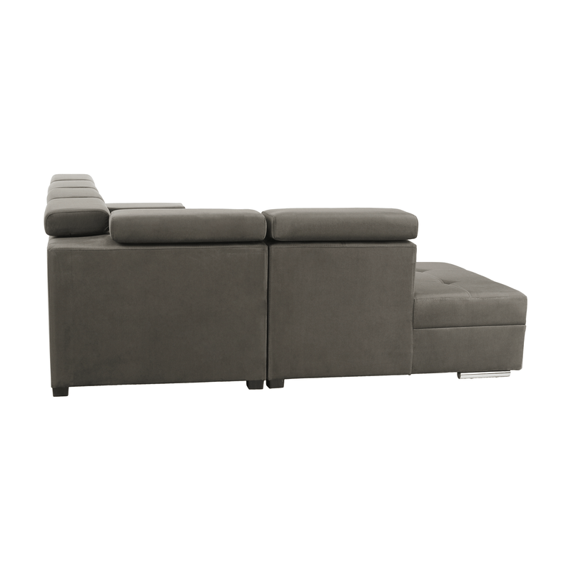 Casa si Gradina - Mobilier - Canapele si coltare - Canapele - Canapea, maro gri-maro, dreapta, LAMORA U - Infinity.ro