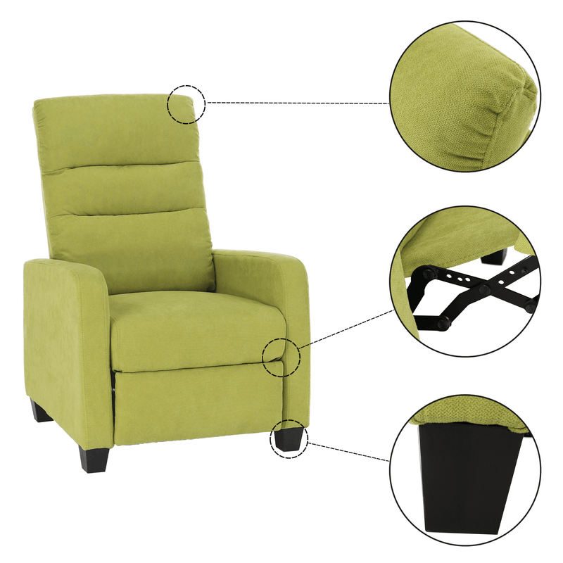 Casa si Gradina - Mobilier - Scaune si fotolii - Fotolii - Fotoliu relaxant, verde, TURNER - Infinity.ro