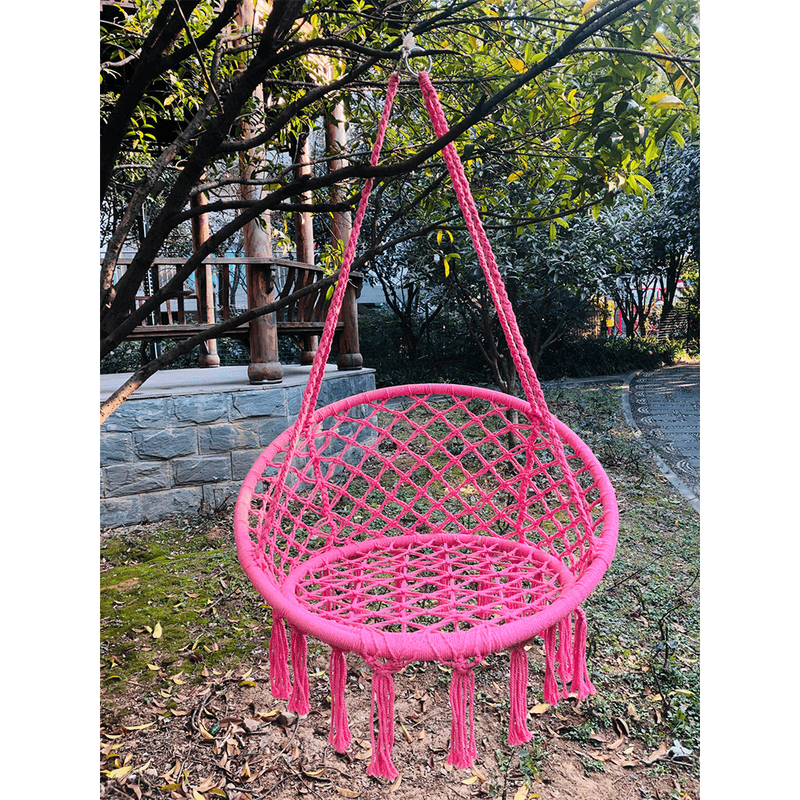 Casa si Gradina - Gradina si terasa - Mobilier exterior - Scaune si sezlonguri gradina - Scaun suspendabil, roz, AMADO 2 NEW - Infinity.ro