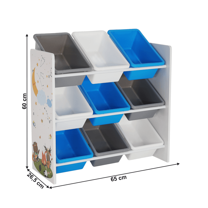 Casa si Gradina - Constructii - Depozitare, transport si protectie - Rafturi, fisete si vestiare - Organizator/raft pentru jucarii, multicolor/model, DARLING TIP 3 - Infinity.ro