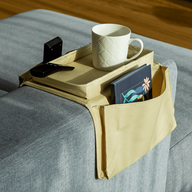 Casa si Gradina - Mobilier - Mese si birouri - Masute de cafea - Organizator canapea, bej, IPRES - Infinity.ro