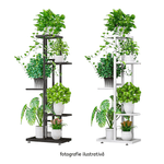 Casa si Gradina - Gradinarit si plante - Plante si ghivece - Ghivece si suporturi - Suport pentru flori din metal, alb, BAMIR TIP 2 - Infinity.ro