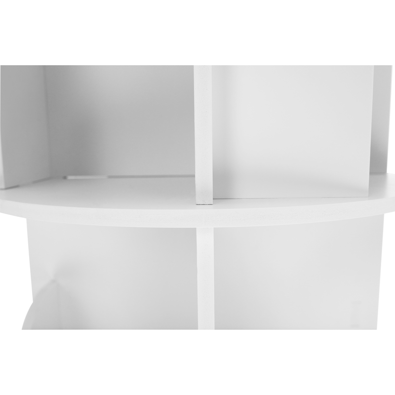 Casa si Gradina - Mobilier - Biblioteci si rafturi - Rafturi - Raft pivotant, 5 polite, alb, ERION TIP 2 +cadou - Infinity.ro