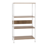 Casa si Gradina - Mobilier - Biblioteci si rafturi - Rafturi - Raft cu 4 polite, stejar sonoma/ alb, SALVE - Infinity.ro