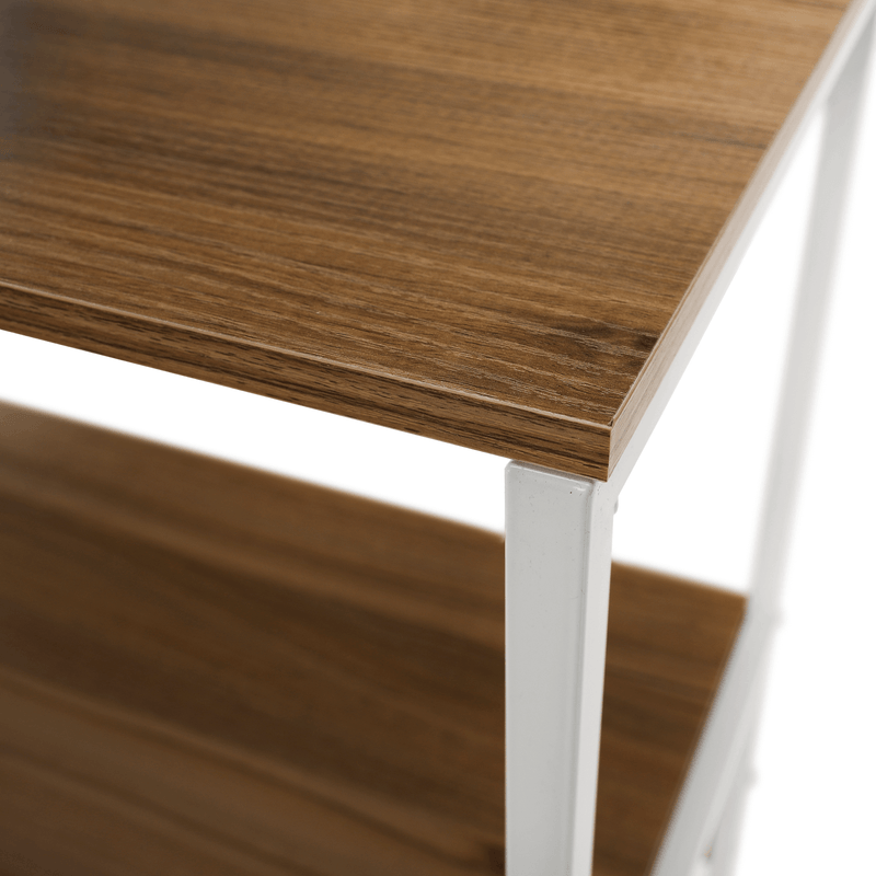 Casa si Gradina - Mobilier - Biblioteci si rafturi - Rafturi - Raft cu 4 polite, stejar sonoma/ alb, SALVE - Infinity.ro