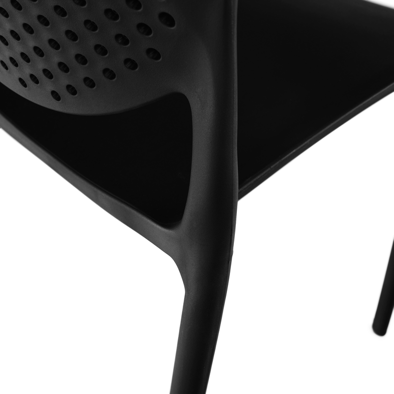 Casa si Gradina - Gradina si terasa - Mobilier exterior - Scaune si sezlonguri gradina - Scaun, negru, FEDRA NEW - Infinity.ro