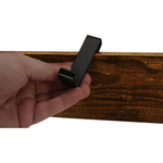 Casa si Gradina - Mobilier - Biblioteci si rafturi - Rafturi - Raft pentru pantofi, lemn rustic si metal negru / MDF, KELAM - Infinity.ro