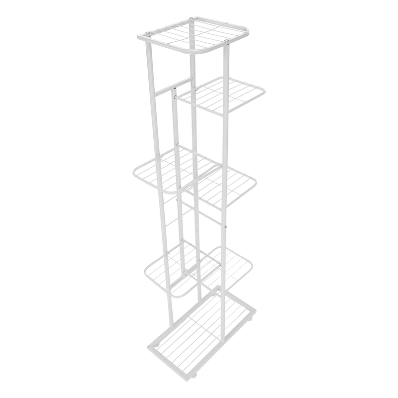 Casa si Gradina - Gradinarit si plante - Plante si ghivece - Ghivece si suporturi - Suport pentru flori din metal, alb, BAMIR TIP 2 - Infinity.ro