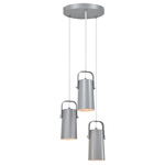 Casa si Gradina - Corpuri si surse de iluminat - Lustre si pendule - Lampa suspendata, gri / metal, DEVAN - Infinity.ro