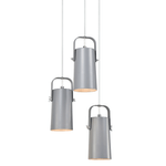 Casa si Gradina - Corpuri si surse de iluminat - Lustre si pendule - Lampa suspendata, gri / metal, DEVAN - Infinity.ro