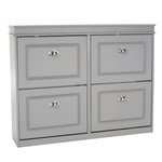 Casa si Gradina - Mobilier - Dulapuri si sifoniere - Dulapuri pantofi - Pantofar, 2 compartimente, gri, SEBER TYP 5 - Infinity.ro