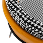 Casa si Gradina - Mobilier - Scaune si fotolii - Scaune - Scaun de luat masa, model alb-negru / piele ecologica camel, KIRNA - Infinity.ro