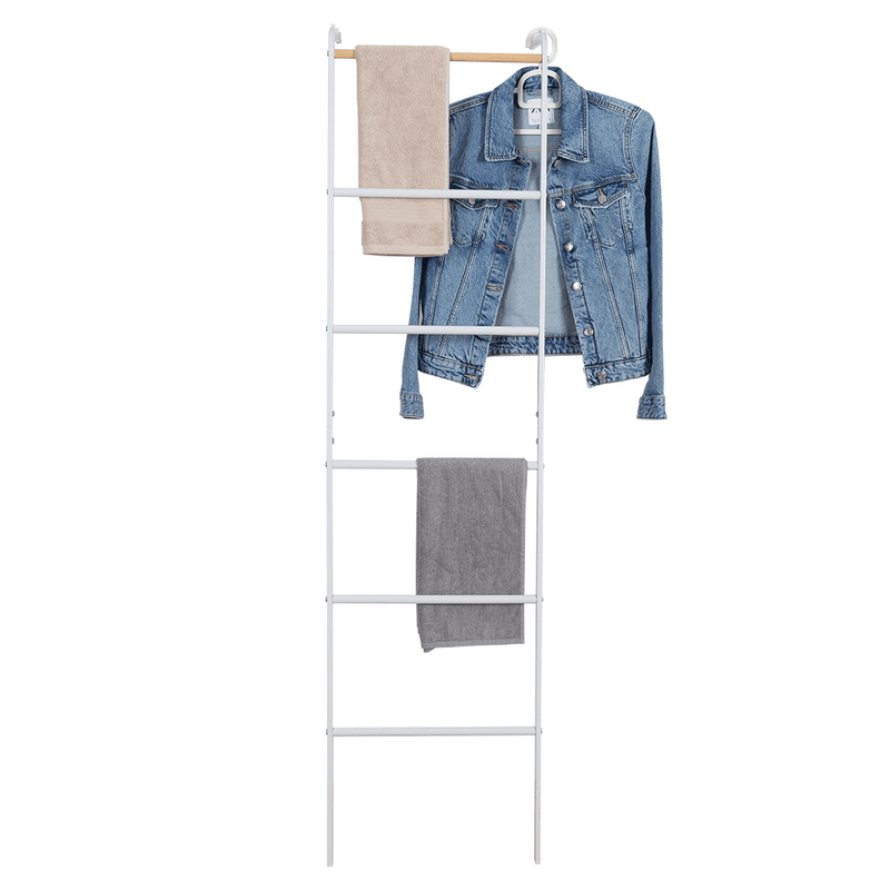 Casa si Gradina - Mobilier - Organizare si depozitare - Cuiere - Cuier/ scara, alb/ model/ metal, BUNY - Infinity.ro