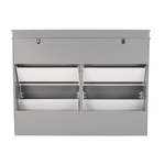 Casa si Gradina - Mobilier - Dulapuri si sifoniere - Dulapuri pantofi - Pantofar, 2 compartimente, gri, SEBER TYP 5 - Infinity.ro