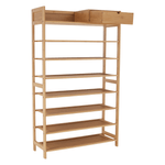 Casa si Gradina - Mobilier - Organizare si depozitare - Organizator incaltaminte - Suport pentru pantofi, 7 polite, bambus, KATLEY - Infinity.ro