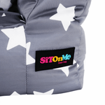 Casa si Gradina - Mobilier - Scaune si fotolii - Fotolii - Fotoliu tip puff, gri/alb, model stea, LURKO - Infinity.ro