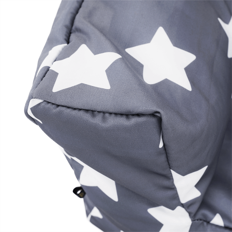 Casa si Gradina - Mobilier - Scaune si fotolii - Fotolii - Fotoliu tip puff, gri/alb, model stea, LURKO - Infinity.ro