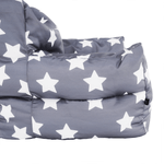 Casa si Gradina - Mobilier - Scaune si fotolii - Fotolii - Fotoliu tip puff, gri/alb, model stea, LURKO - Infinity.ro