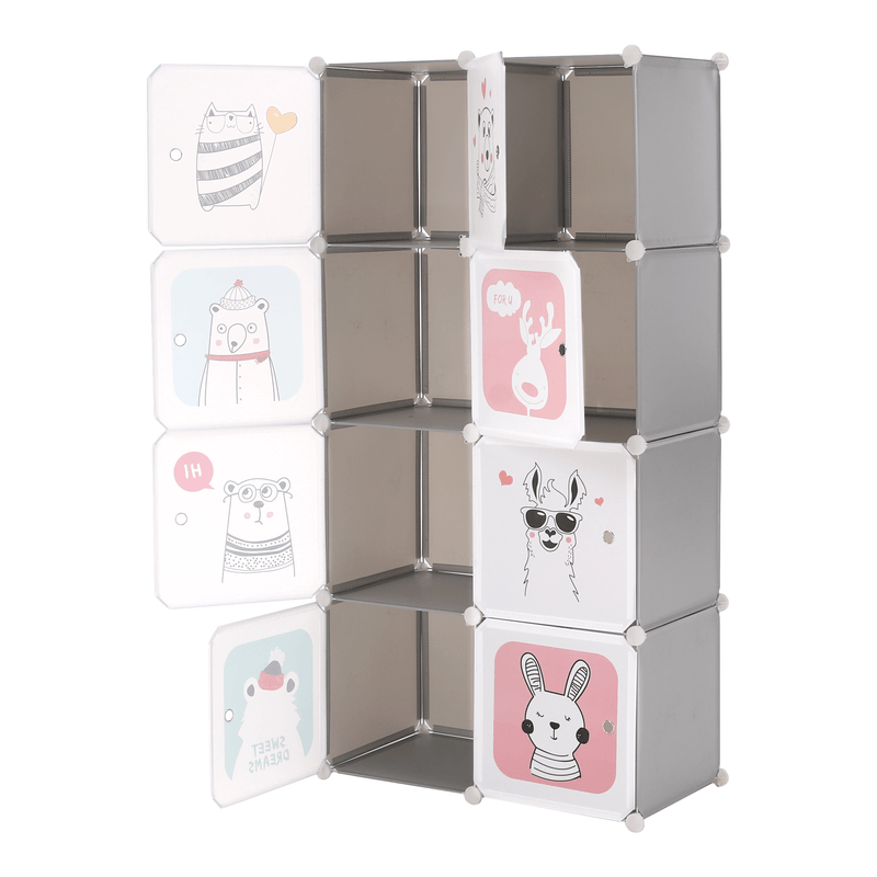 Casa si Gradina - Mobilier - Dulapuri si sifoniere - Dulapuri - Dulap modular pentru copii,  gri / model pentru copii, ATREY - Infinity.ro
