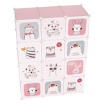 Casa si Gradina - Mobilier - Dulapuri si sifoniere - Dulapuri - Dulap modular pentru copii, roz/ model copii, NURMI - Infinity.ro