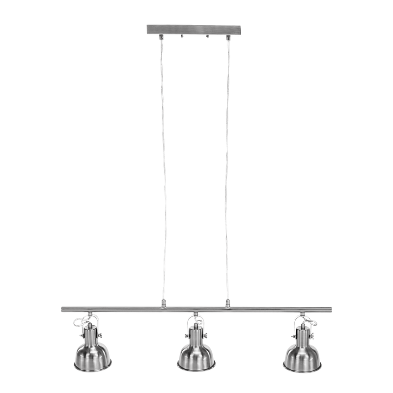 Casa si Gradina - Corpuri si surse de iluminat - Lustre si pendule - Lampa suspendata in stil retro, metal, nichel mat, AVIER TIP 4 - Infinity.ro
