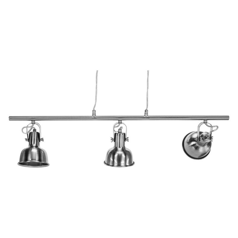 Casa si Gradina - Corpuri si surse de iluminat - Lustre si pendule - Lampa suspendata in stil retro, metal, nichel mat, AVIER TIP 4 - Infinity.ro