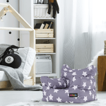 Casa si Gradina - Mobilier - Scaune si fotolii - Fotolii - Fotoliu tip puff, gri/alb, model stea, LURKO - Infinity.ro