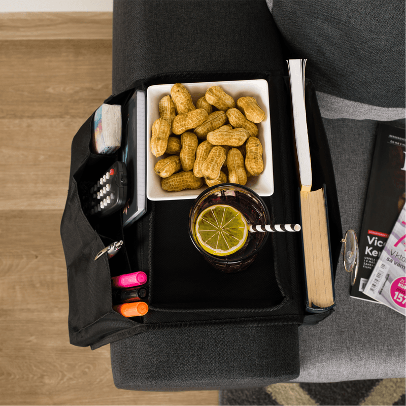 Casa si Gradina - Mobilier - Mese si birouri - Masute de cafea - Organizator canapea, negru, IPRES - Infinity.ro