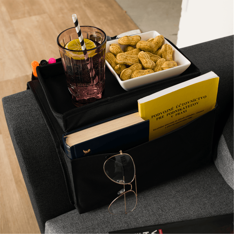 Casa si Gradina - Mobilier - Mese si birouri - Masute de cafea - Organizator canapea, negru, IPRES - Infinity.ro