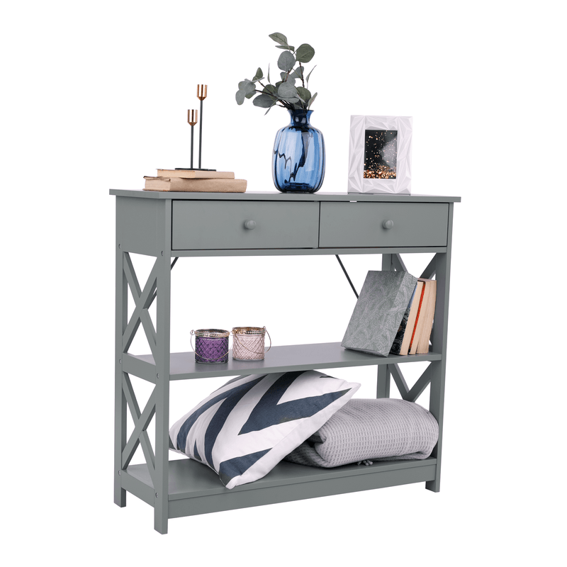Casa si Gradina - Mobilier - Comode si corpuri - Console - Consola, gri, LOMIR - Infinity.ro