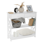 Casa si Gradina - Mobilier - Comode si corpuri - Console - Consola, alba, LOMIR - Infinity.ro