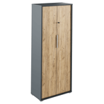 Casa si Gradina - Mobilier - Dulapuri si sifoniere - Dulapuri - Dulap cu lacat, grafit / stejar artizanal, RIOMA NEW  TYP 31 - Infinity.ro