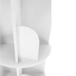 Casa si Gradina - Mobilier - Biblioteci si rafturi - Rafturi - Raft pivotant, 4 polite, alb, ERION TIP 1 + cadou - Infinity.ro