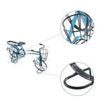 Casa si Gradina - Gradinarit si plante - Plante si ghivece - Ghivece si suporturi - Ghiveci RETRO in forma de bicicleta, negru / albastru, ALBO - Infinity.ro