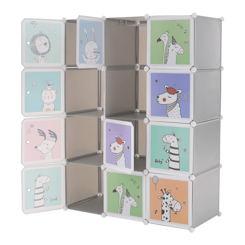 Casa si Gradina - Mobilier - Dulapuri si sifoniere - Dulapuri - Dulap modular pentru copii, gri / model pentru copii, HAKON - Infinity.ro