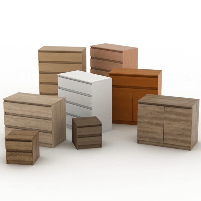 Casa si Gradina - Mobilier - Comode si corpuri - Comode - Comoda cu 2 usi, stejar sonoma, HANY NEW 008 - Infinity.ro