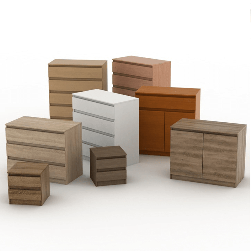 Casa si Gradina - Mobilier - Comode si corpuri - Comode - Comoda cu 5 sertare, stejar sonoma, HANY NEW 005 - Infinity.ro