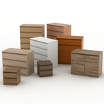 Casa si Gradina - Mobilier - Comode si corpuri - Comode - Comoda cu 4 sertare, alba, HANY NEW 004 - Infinity.ro