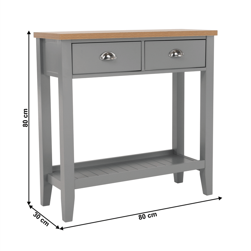 Casa si Gradina - Mobilier - Comode si corpuri - Console - Consola, nuc gri / deschis, JEREVAN - Infinity.ro