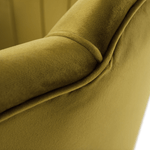 Casa si Gradina - Mobilier - Scaune si fotolii - Fotolii - Fotoliu in stil Art-deco, catifea Velvet mustar/crom auriu, NOBLIN - Infinity.ro