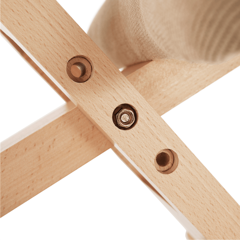 Casa si Gradina - Mobilier - Scaune si fotolii - Scaune - Scaun tip kneeling ergonomic, crem / fag, GROCO - Infinity.ro