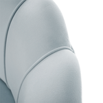 Casa si Gradina - Mobilier - Scaune si fotolii - Fotolii - Fotoliu in stil Art-deco, catifea Velvet gri-albastru/crom auriu, NOBLIN - Infinity.ro