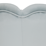 Casa si Gradina - Mobilier - Canapele si coltare - Banchete - Banca in stil Art-deco, catifea Velvet gri-albastru/crom auriu, NOBLIN - Infinity.ro