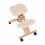 Casa si Gradina - Mobilier - Scaune si fotolii - Scaune - Scaun tip kneeling ergonomic, crem / fag, GROCO - Infinity.ro
