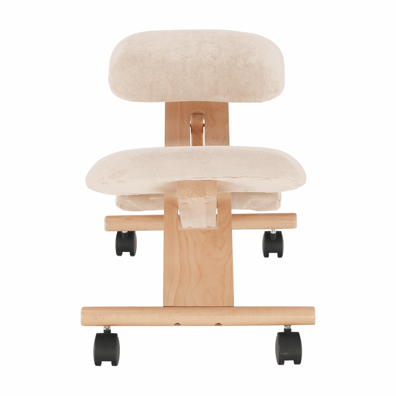Casa si Gradina - Mobilier - Scaune si fotolii - Scaune - Scaun tip kneeling ergonomic, crem / fag, GROCO - Infinity.ro