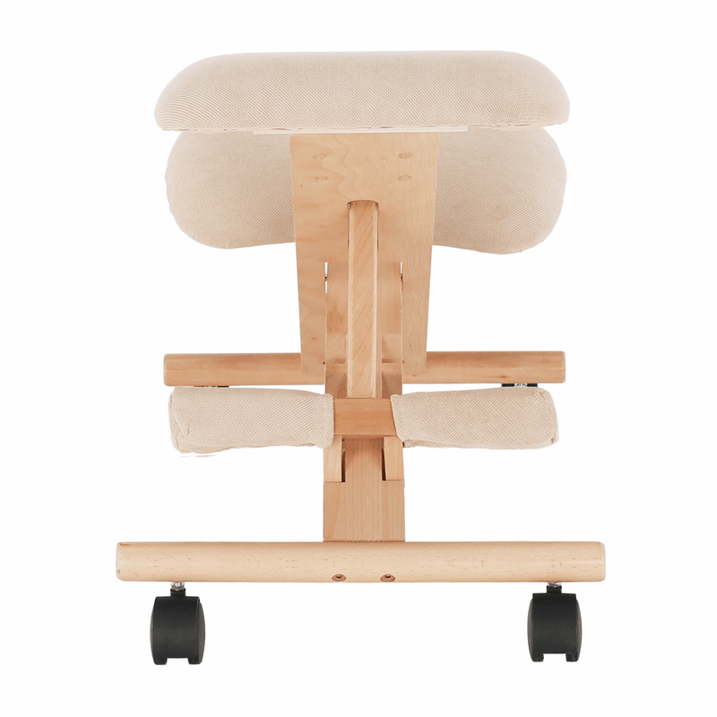 Casa si Gradina - Mobilier - Scaune si fotolii - Scaune - Scaun tip kneeling ergonomic, crem / fag, GROCO - Infinity.ro